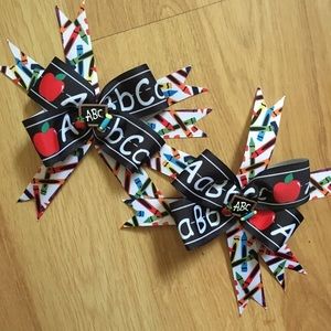 Back to school Hairbows
